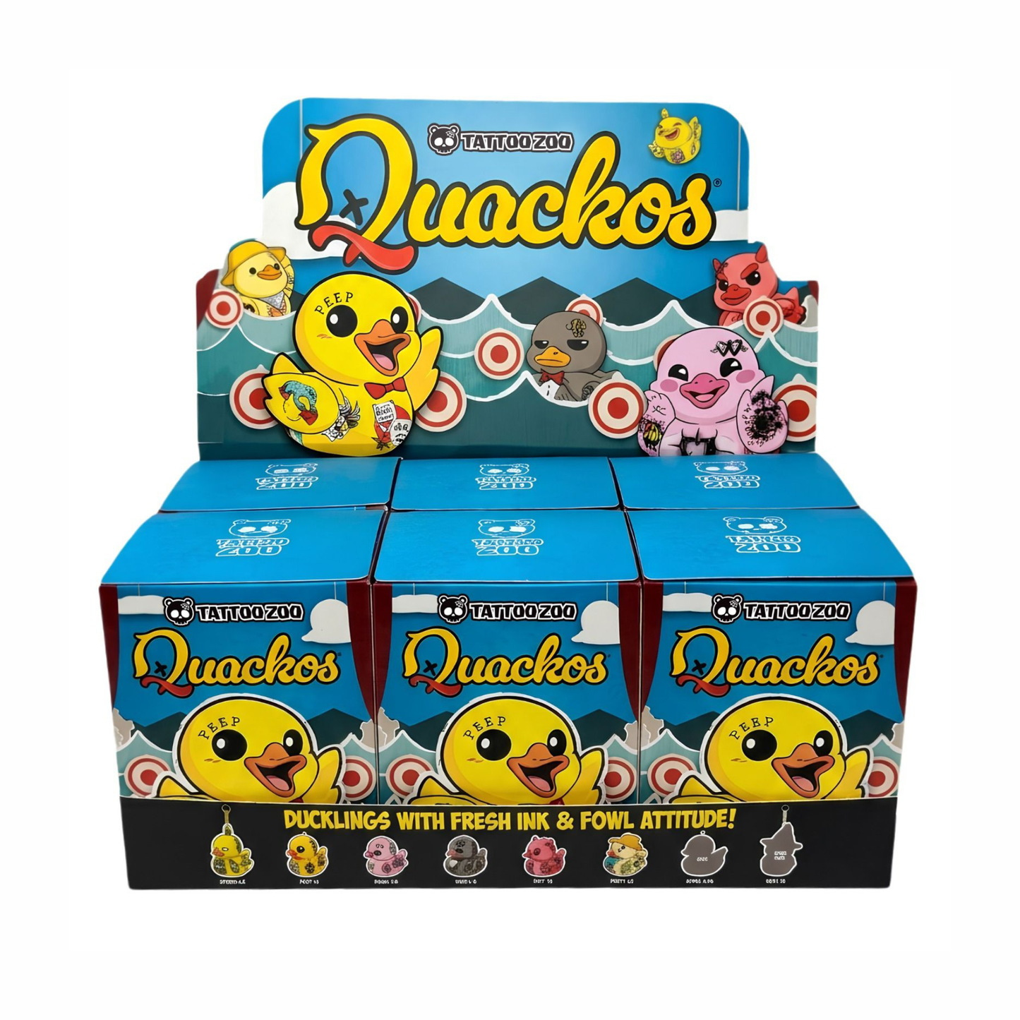 Quackos Preorder Box Set: 6 Quackos, no duplicates
