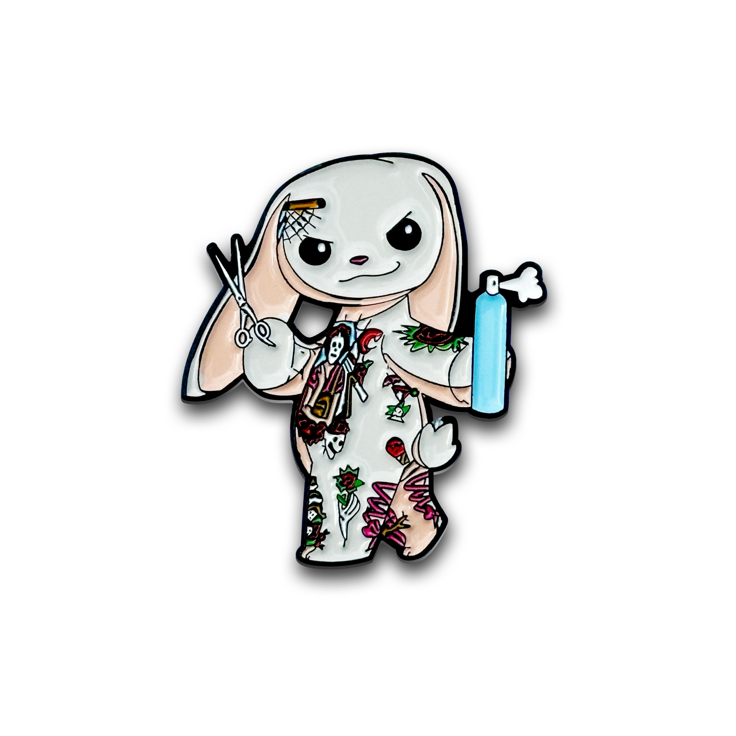 Barbara the Bunny Enamel Pin