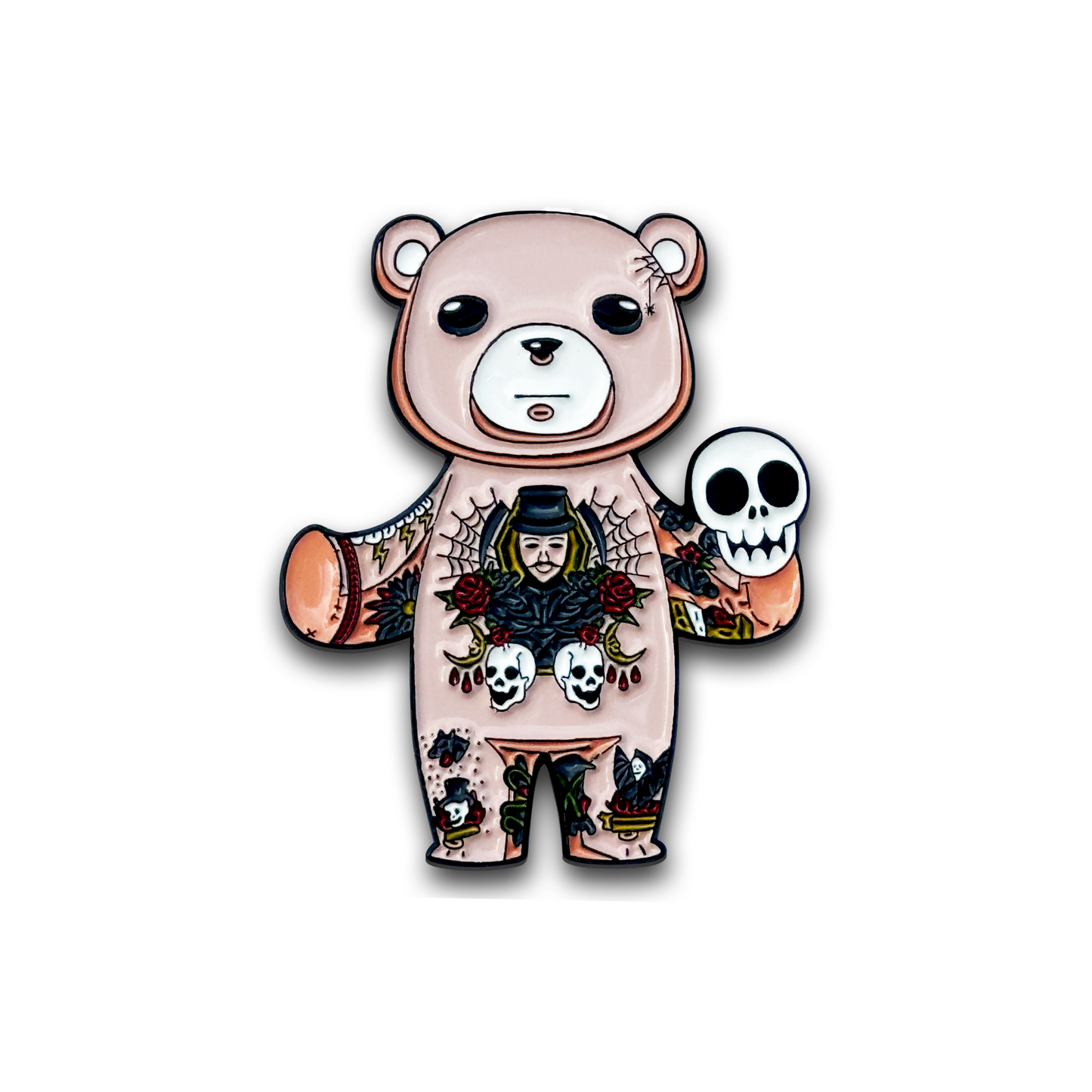 Theodore the Bear Enamel Pin