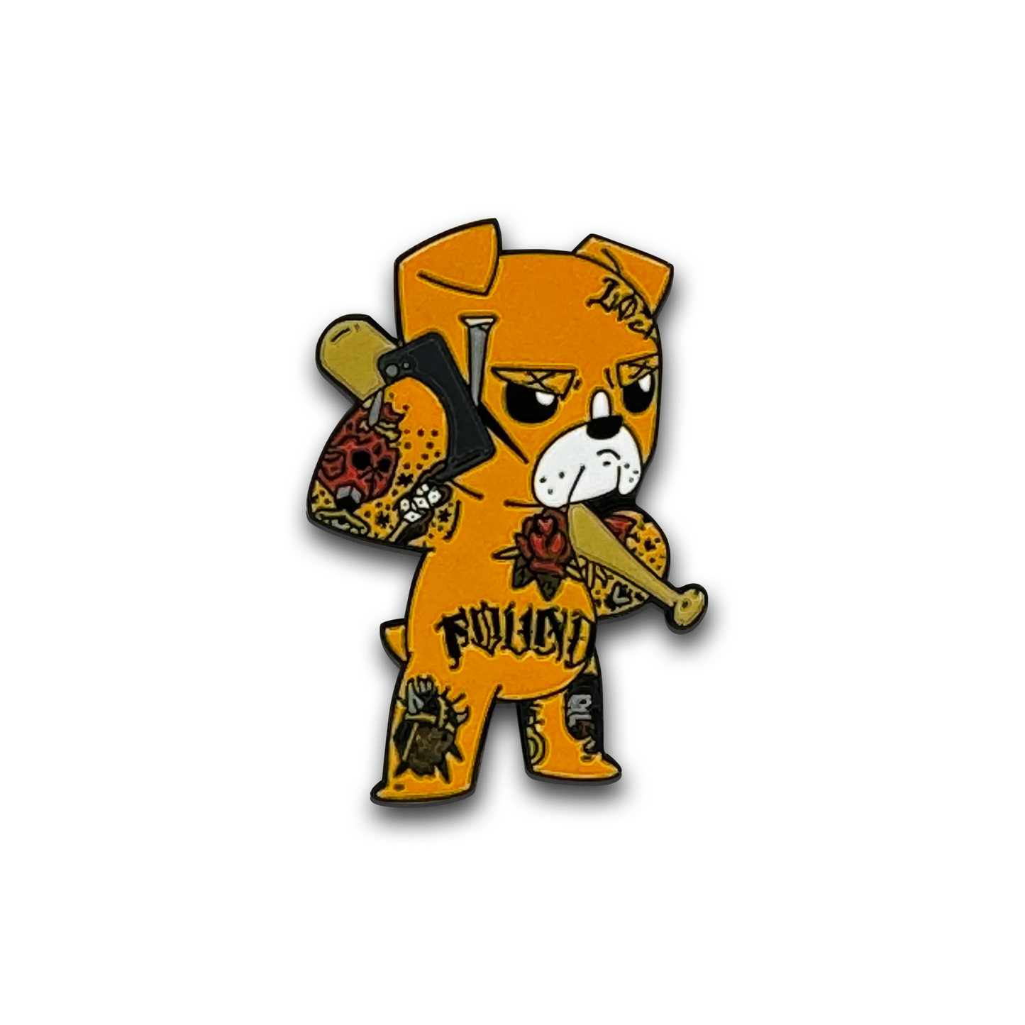 Benny the Bulldog Enamel Pin