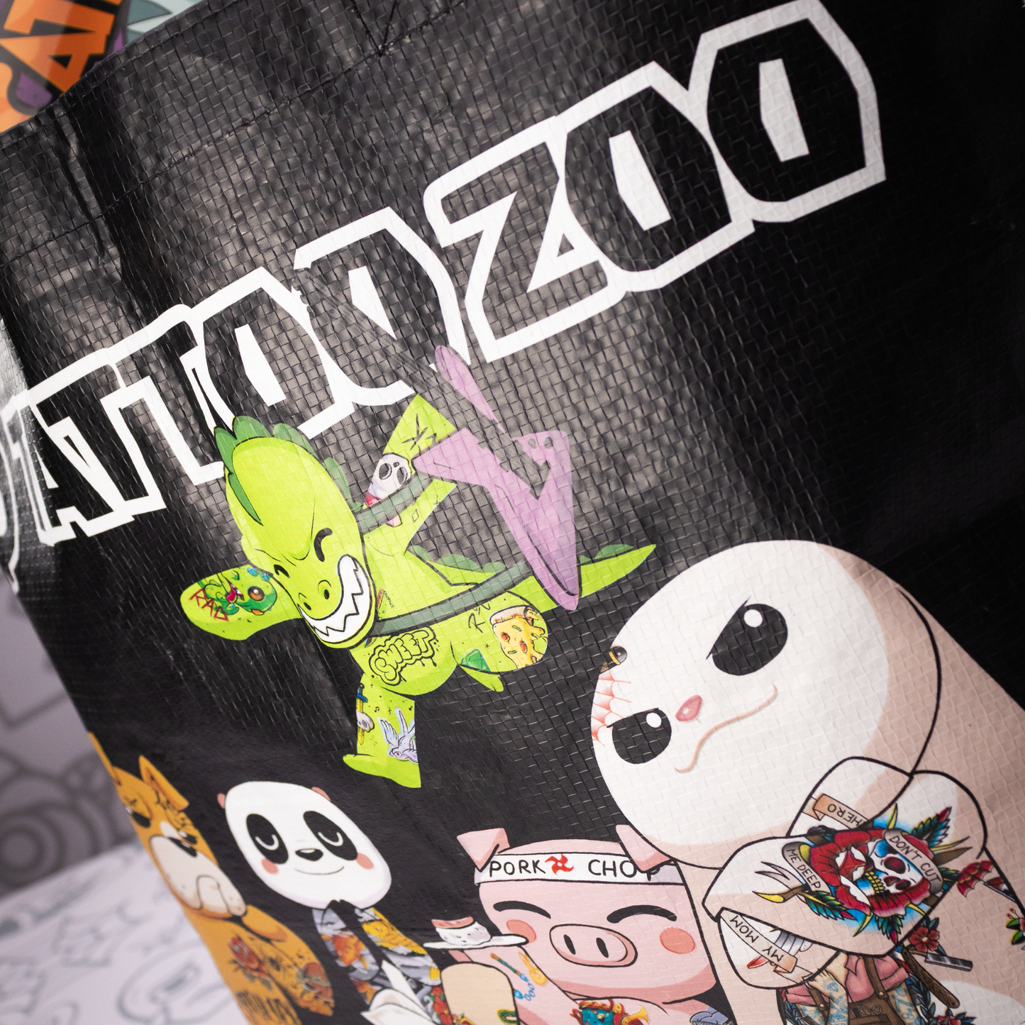 Tattoo Zoo Tote Bag