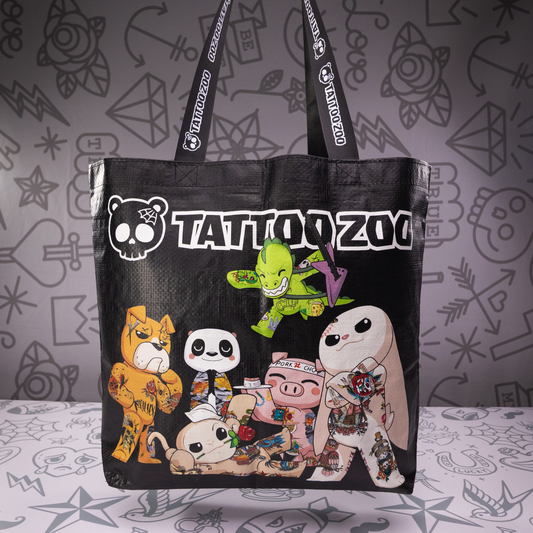 Tattoo Zoo Tote Bag