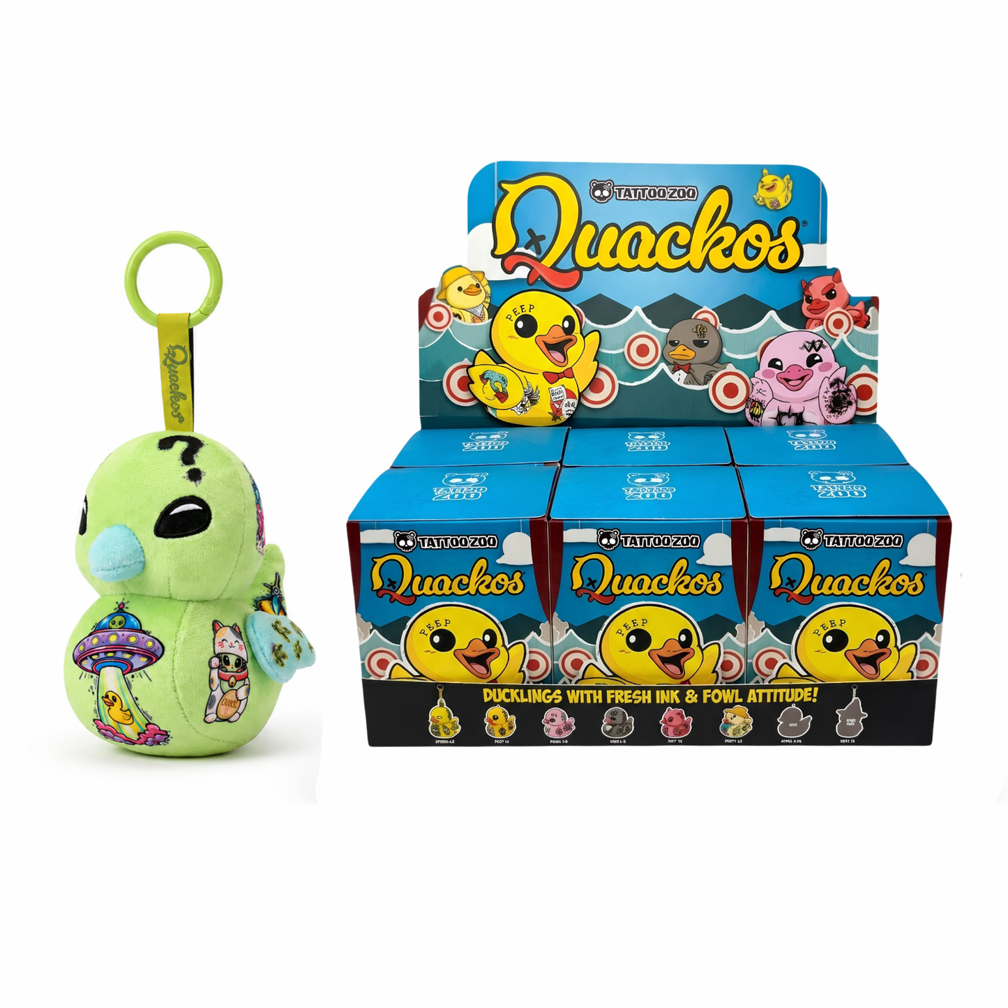 Quackos Preorder Box Set + Exclusive: 7 Quackos, Full Box Set no duplicates + Preorder Exclusive