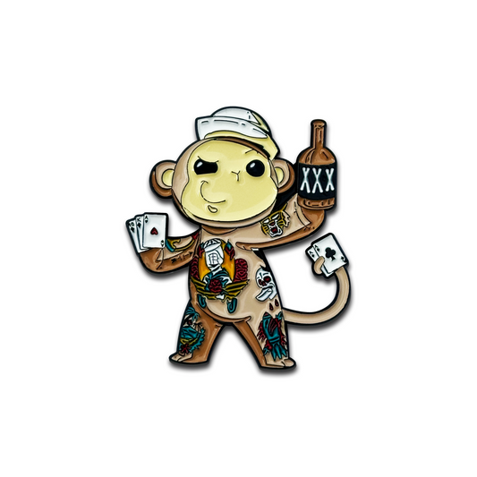 » Buddy the Monkey Enamel Pin (100% off)