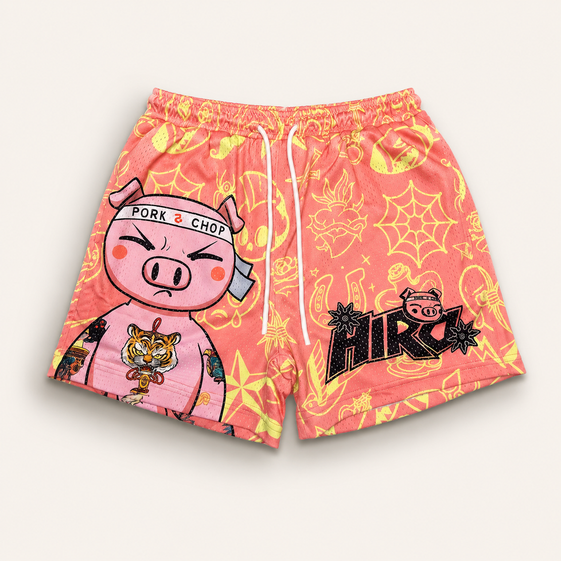 The Last Porkurai- Hiro Mesh Shorts
