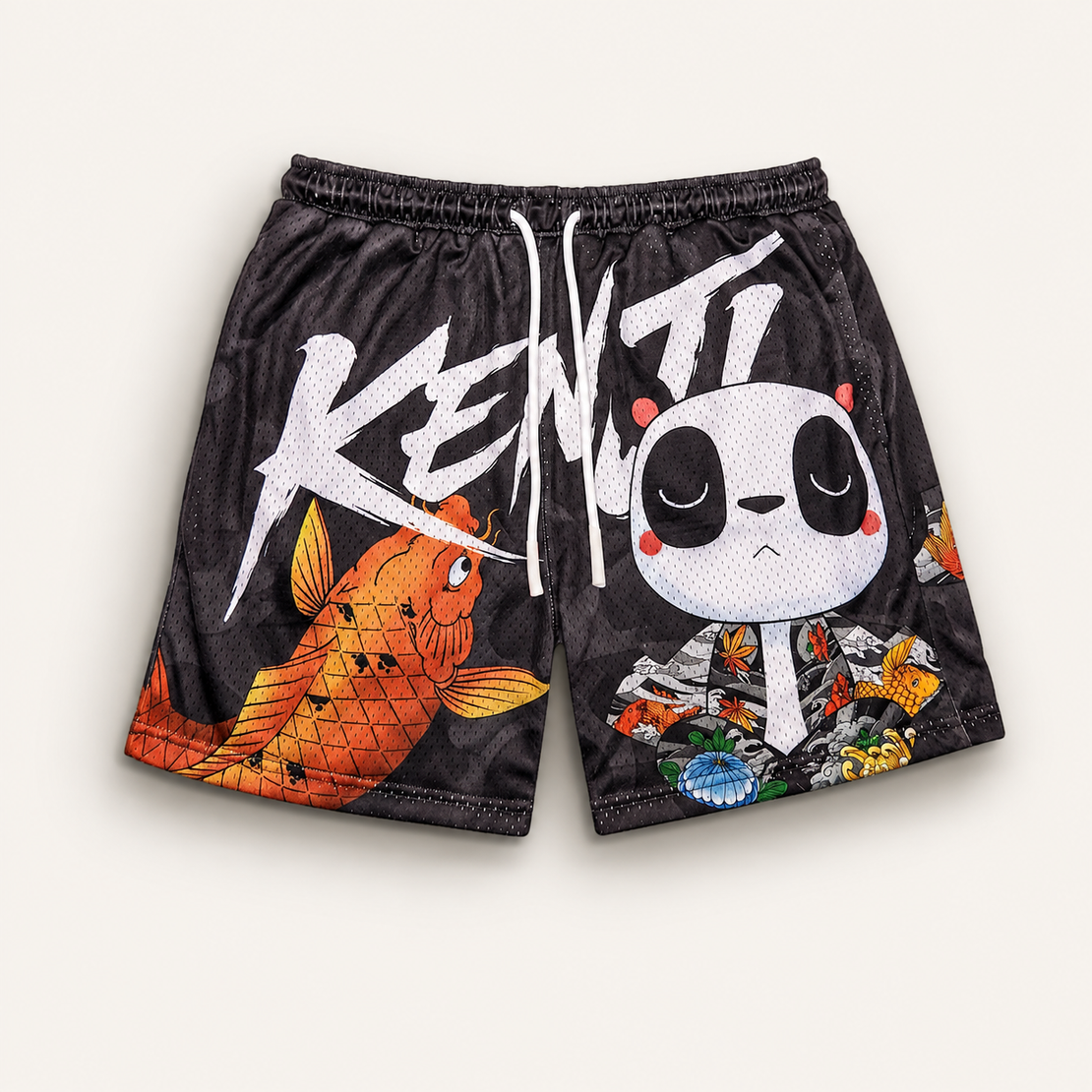 Koi Dreams- Kenji Mesh Shorts