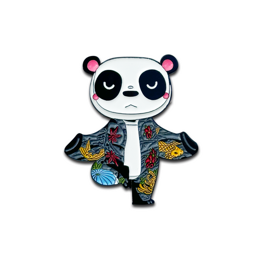 Kenji the Panda Enamel Pin