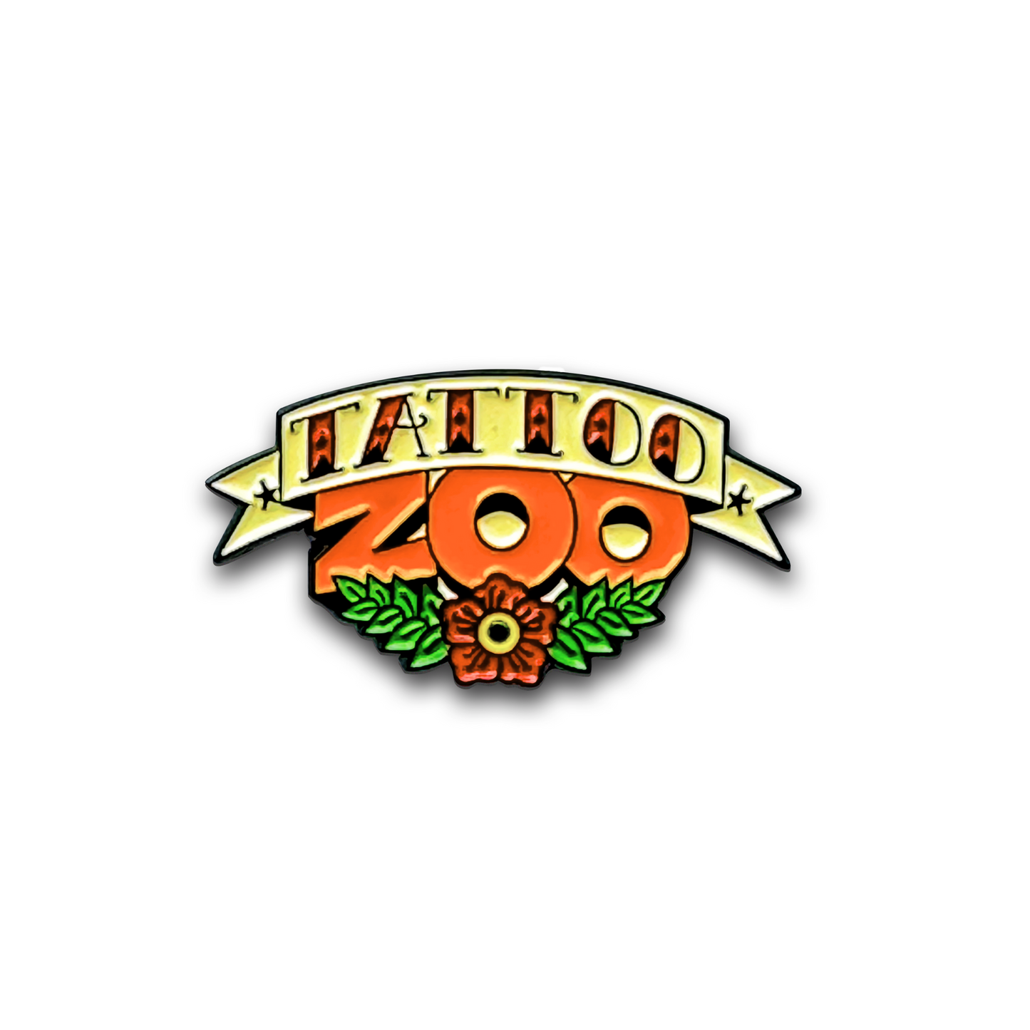 » Tattoo Zoo Logo 1 Enamel Pin (100% off)