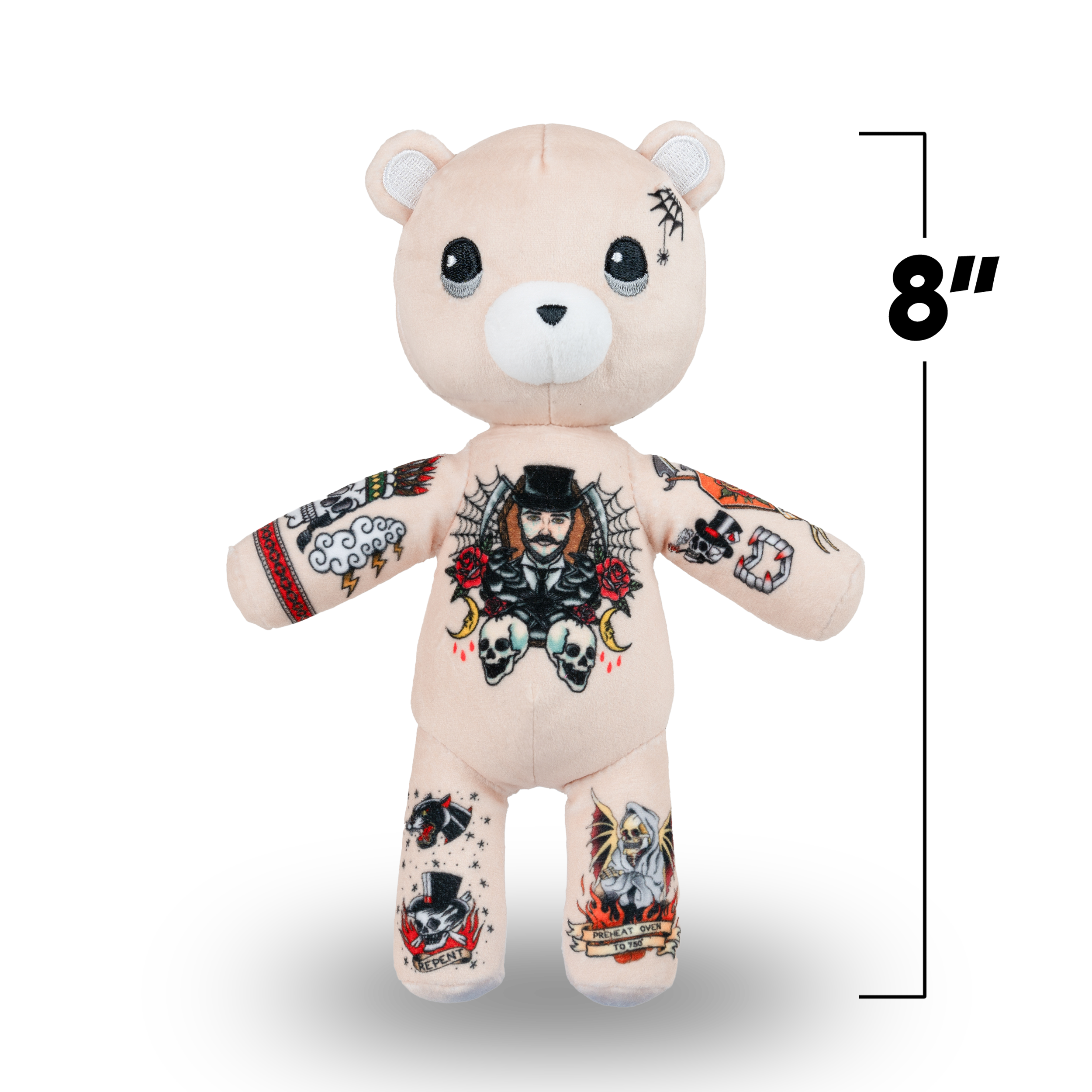 サブリー マスコット スモア Theodore the Bear 8-inch Sprout Plushie – Tattoo Zoo